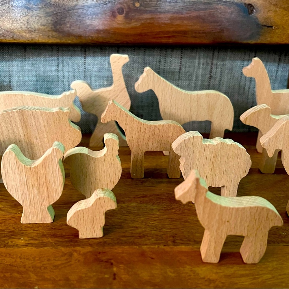 Hearth and Hand Wooden Farm Animals